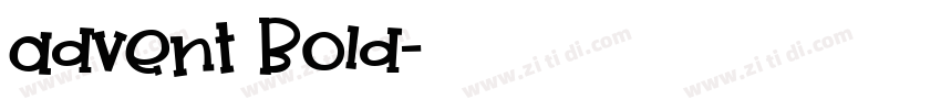 advent Bold字体转换